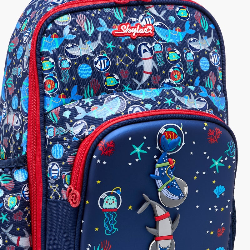 Skylar Astronaut Print Backpack for Kids - Image 5